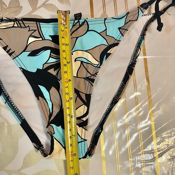 RIVAGE Two Pieces bikini Swimsuit Size 38B Push Up Underwire Top /M Bottom. - Picture 2 of 8